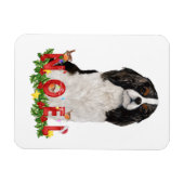 Watercolor Cavalier King Charles Weihnachten Weihn Magnet (Horizontal)