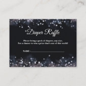 Watercolor Celestial Boy Baby Dusche Begleitkarte (Vorderseite)