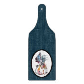 Watercolor Cello Vignette Schneidebrett (Vorderseite)