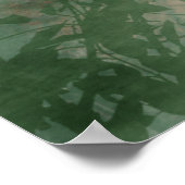 Watercolor Chaffinch Bird  Nature Art Poster (Ecke)