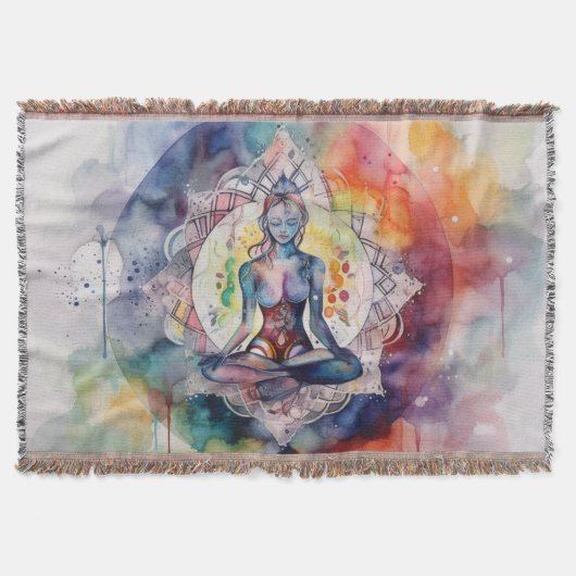 Watercolor Chakra Decke (Vorderseite)