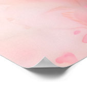 Watercolor Cherry Blossom Bliss Poster (Ecke)