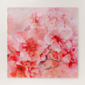 Watercolor Cherry Blossom Bliss Puzzle (Horizontal)