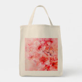 Watercolor Cherry Blossom Bliss Tragetasche (Rückseite)