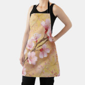 "Watercolor Cherry Blossom Floral Pattern" Schürze (InSitu)