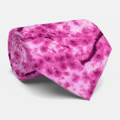 Watercolor Cherry Blossom Pattern Krawatte (Gerollt)