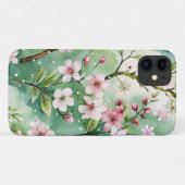 Watercolor Cherry Blossoms Case-Mate iPhone Hülle (Rückseite (Horizontal))
