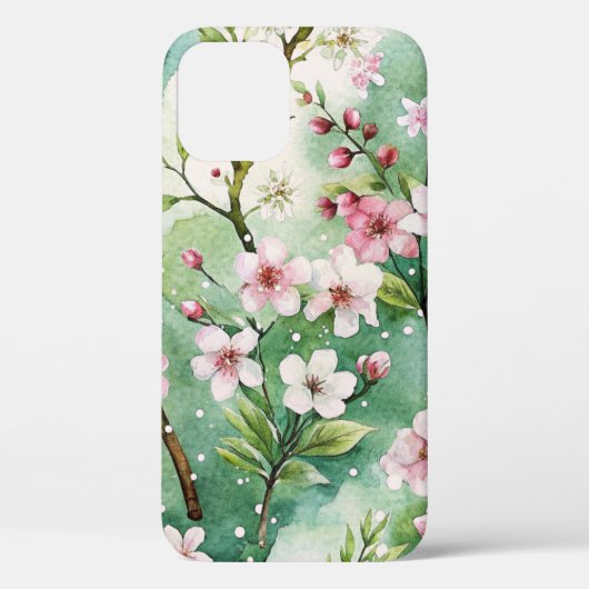 Watercolor Cherry Blossoms Case-Mate iPhone Hülle (Rückseite)