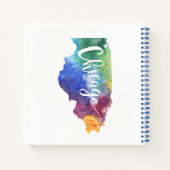 Watercolor Chicago Notizblock (Rückseite)