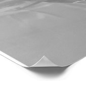 Watercolor Chickadee Bird Pine Cone Nature Art Poster (Ecke)