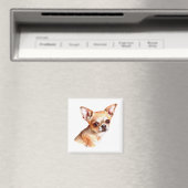 Watercolor Chihuahua Magnet (In Situ (Geschirrspüler))