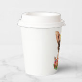 Watercolor Chihuahua Weihnachten Weihnachten Pappbecher (Rechts)