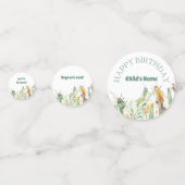 Watercolor Child's Bug Insect Birthday Konfetti (Rückseiten)