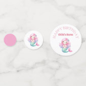 Watercolor Child's Bug Insect Birthday Konfetti (Vorderseiten)