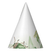 Watercolor Child's Bug Insect Birthday Partyhütchen (Links)