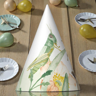 Watercolor Child's Bug Insect Birthday Partyhütchen