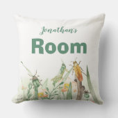 Watercolor Child's Bug Insect Kissen (Vorderseite)