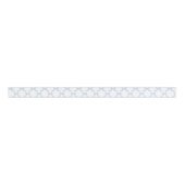 Watercolor Christmas Blue Bows Ripsband (Vorderseite)