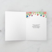 Watercolor Christmas Holiday Greeting Karte (Innenseite)