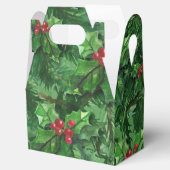 Watercolor Christmas Holly Berries Geschenkschachtel (Geöffnet)