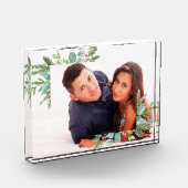 Watercolor Christmas Holly Jolly Couple Foto (Links)