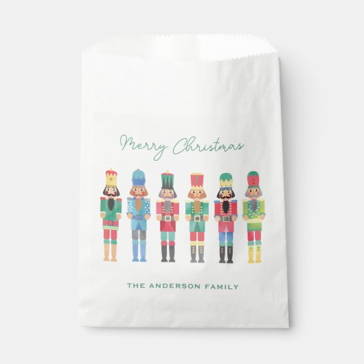 WATERCOLOR CHRISTMAS NUTCRACKER GESCHENKTÜTCHEN (Vorderseite)