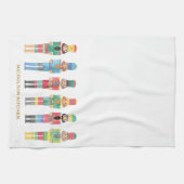 WATERCOLOR CHRISTMAS NUTCRACKERS GESCHIRRTUCH (Horizontal)