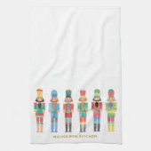 WATERCOLOR CHRISTMAS NUTCRACKERS GESCHIRRTUCH (Vertikal)