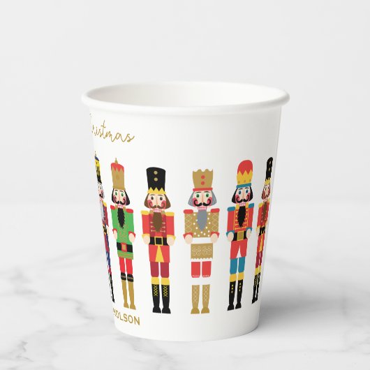 WATERCOLOR CHRISTMAS NUTCRACKERS PAPPBECHER (Rückseite)