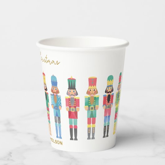 WATERCOLOR CHRISTMAS NUTCRACKERS PAPPBECHER (Rückseite)