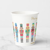 WATERCOLOR CHRISTMAS NUTCRACKERS PAPPBECHER (Vorderseite)