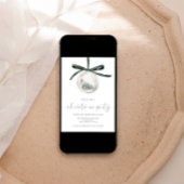 Watercolor Christmas Party Invitation Einladung