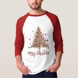 Watercolor Christmas Polka Dot Tree T-Shirt