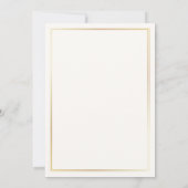 Watercolor Christmas Scene Non-Photo Card Mitteilungskarte (Rückseite)