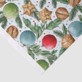 Watercolor Christmas Tissue Paper Seidenpapier (Detail)