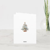 Watercolor Christmas Tree (Rückseite)