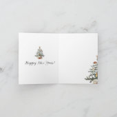 Watercolor Christmas Tree (Innenseite)