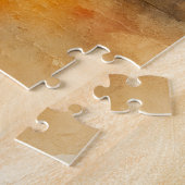 Watercolor Christmas Tree & Cozy Fireplace Holiday Puzzle (Seite)