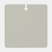 Watercolor Christmas Tree with White Bow Ornament (Rückseite)