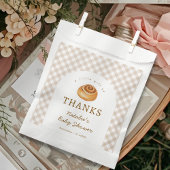 Watercolor Cinnamon Bun In The Oven Baby Shower Geschenktütchen