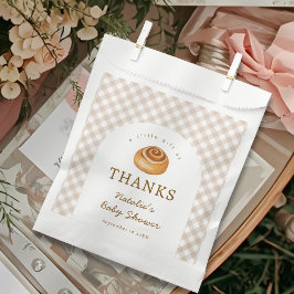 Watercolor Cinnamon Bun In The Oven Baby Shower Geschenktütchen