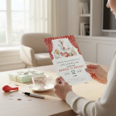 Watercolor Circus Elephant First Birthday Einladung