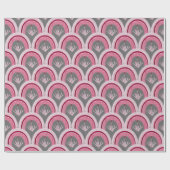 Watercolor Classic Pink Hand-drawn Geschenkpapier (Flach)