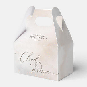 Watercolor Cloud 9 Hochzeitsdusche Danke Geschenkschachtel