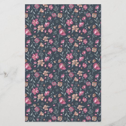 Watercolor Cockapoo Dog Birthday Invitation (Rückseite)