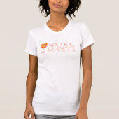 Watercolor Cocktail Aperol Spritz  T-Shirt (Vorderseite)