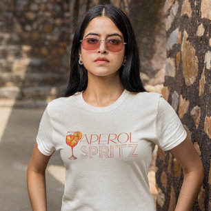 Watercolor-Cocktail Aperol Spritz  T-Shirt