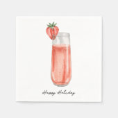 Watercolor Cocktail Serviette (Vorderseite)