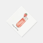 Watercolor Cocktail Serviette (Ecke)