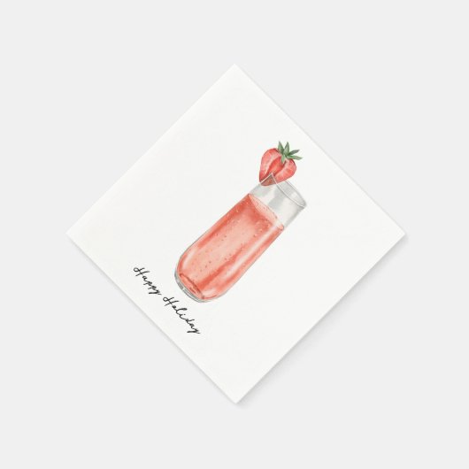 Watercolor Cocktail Serviette (Ecke)